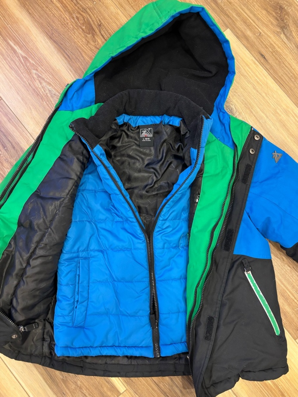 Boys (12/14) 2-in-1 Coat ZeroXposur